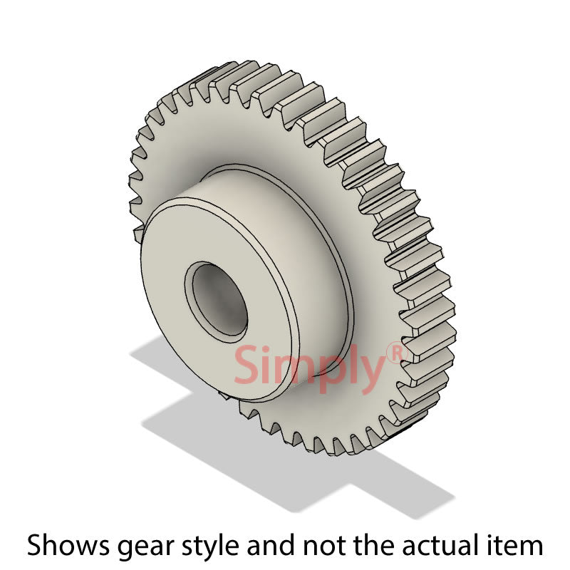 WPS10/52B-8 Metric Moulded Hostaform Spur Gear 52 Tooth 1 Mod Bored 8mm (H9)