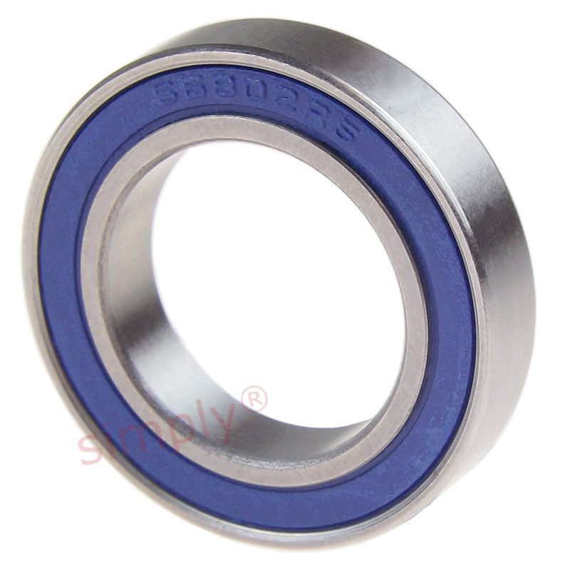 618022RS Budget Rubber Sealed Ceramic Hybrid Thin Section Deep Groove Ball Bearing 15x24x5mm