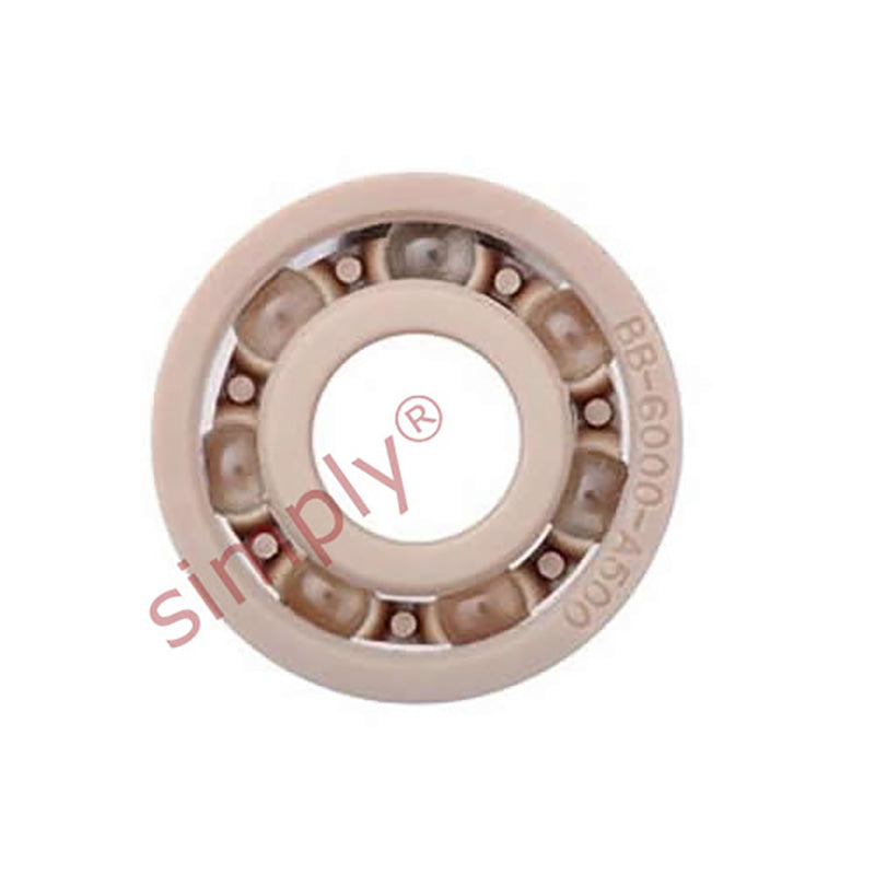 xiros xirodur BB6002A50070GL Open Type Polymer Ball Bearing with PEEK Cage and Glass Balls 15x32x9mm - Allow 2-3 Days