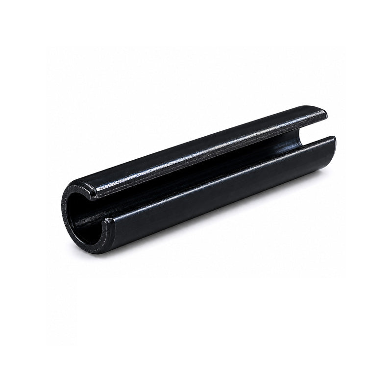 Metric Slotted Carbon Spring Steel Spring Roll Pin with Black Oxide Finish 28x36mm - Allow 2-3 Days