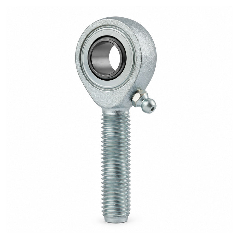 Durbal BRTM10-30-502 Left Hand Metric Steel Full Complement Male Rod End M10 Thread