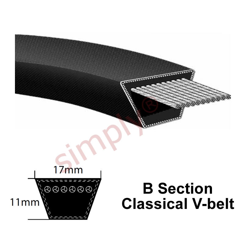 B34 Pix Classical B-Section Muscle V-Belt