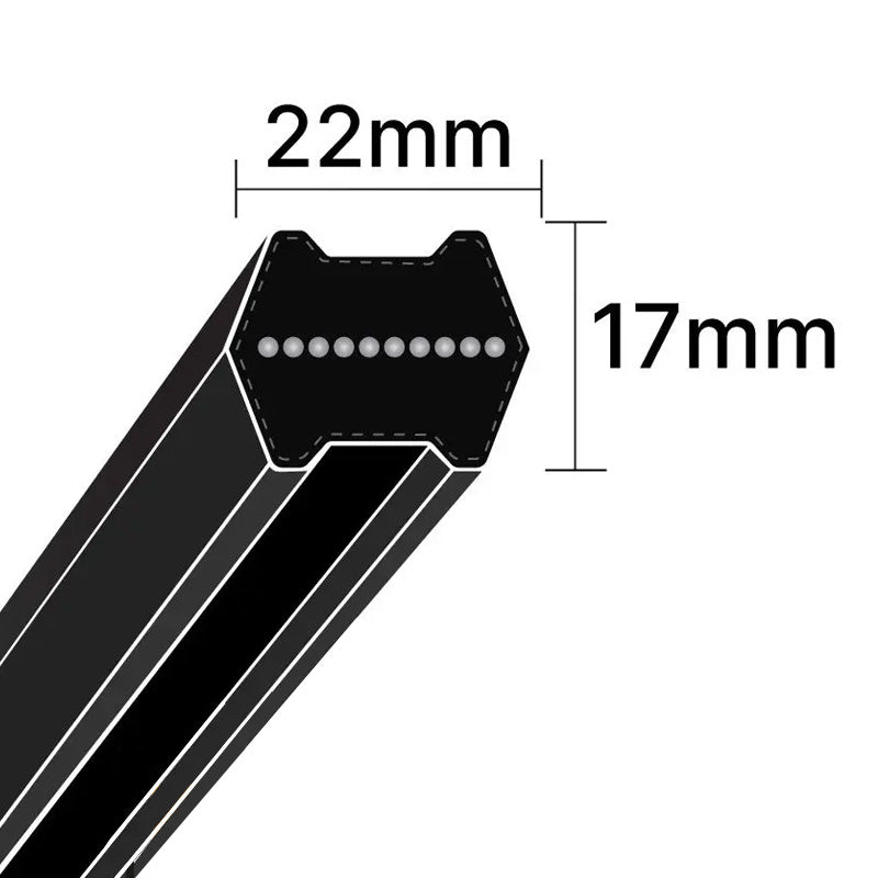 CC120 Pix Hexagon Section Double Sided V-Belt