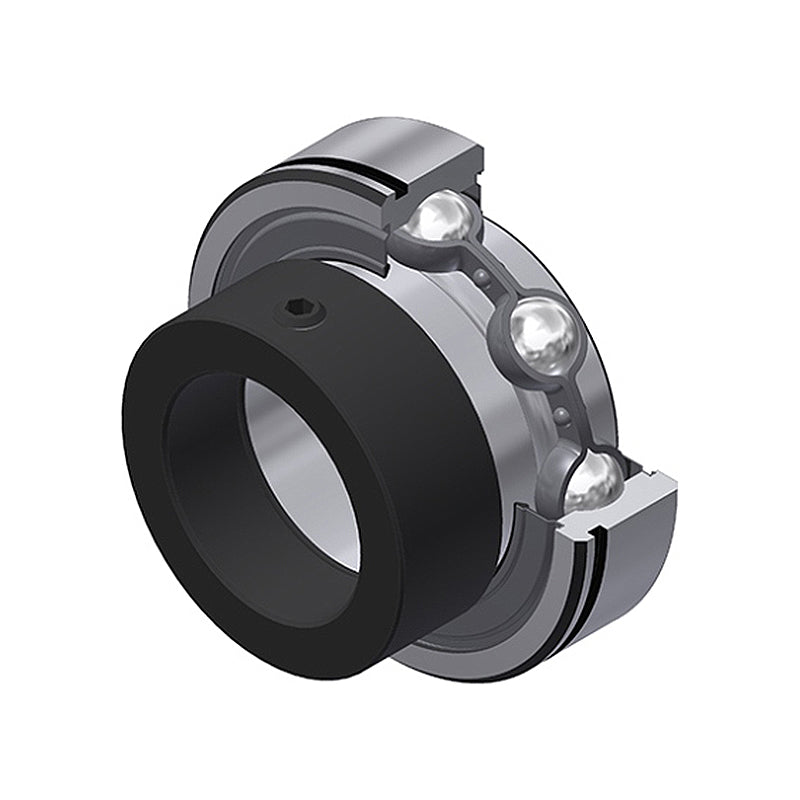 SNR CES207-23 Imperial Flatback Grooved Parallel Outer Bearing Insert 1-7/16 inch Bore 72mm Outside Diameter with Eccentric Collar
