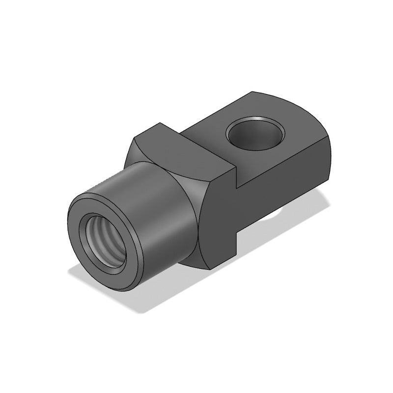 Chiavette AG20FGLH Left Hand Female Steel Clevis Mating Piece 20mm Bore M20x1.5 Thread - Allow 7-10 Days