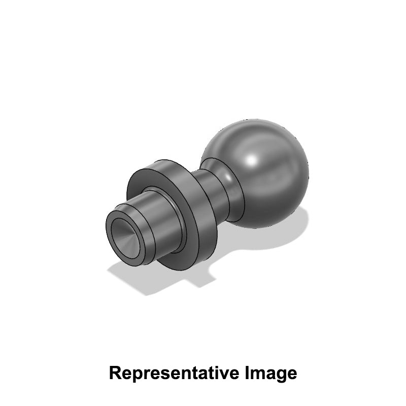 Chiavette B16x6 Steel Ball Stud Unthreaded 16mm Ball Diameter 6mm Length - Allow 2-3 Days