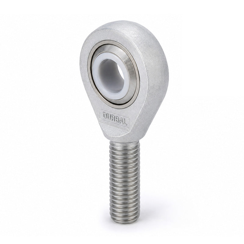 Durbal EMA12-60-501 Maintenance Free Right Hand Metric Aluminium / PTFE Lined Male Rod End M12 Thread