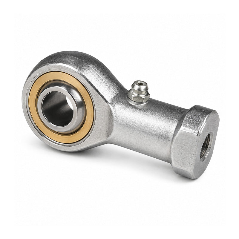 Fluro GILXS20BO Left Hand Steel / Bronze Lined Maintenance Free Studded Female Rod End M20 Thread