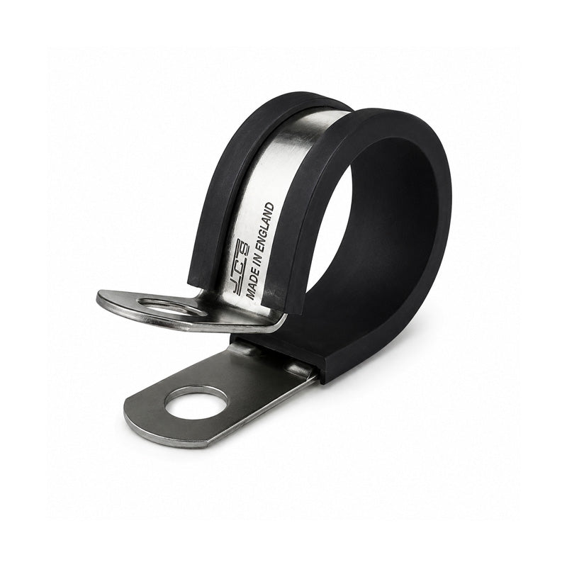 JCS PCSR52 304 Stainless Steel P-Clip with TPE Liner Band 52mm Closed Diameter