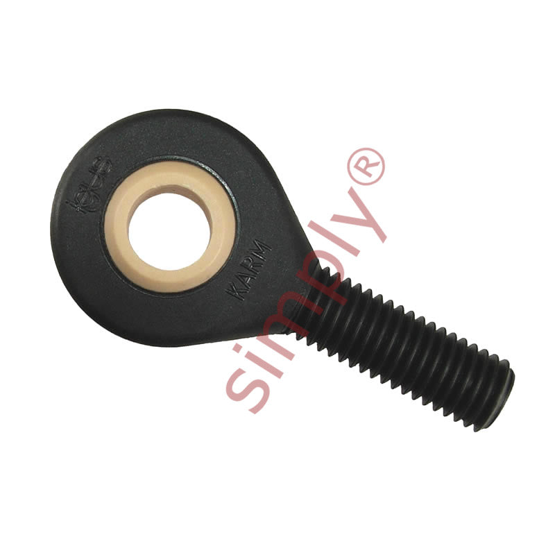igubal KARM25 Right Hand Male Plastic Rod End 25mm Bore M24x2 Thread - Allow 2-3 Days