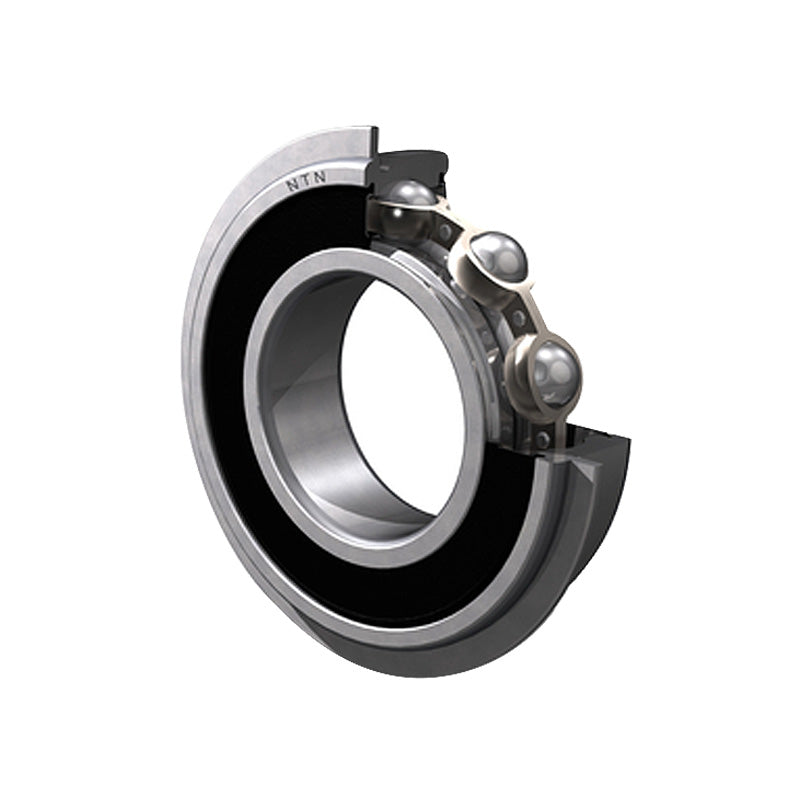 NTN 6313LLBNR/2AS Non-Contact Deep Groove Ball Bearing with Low Friction Seals and Snap Ring 65x140x33mm
