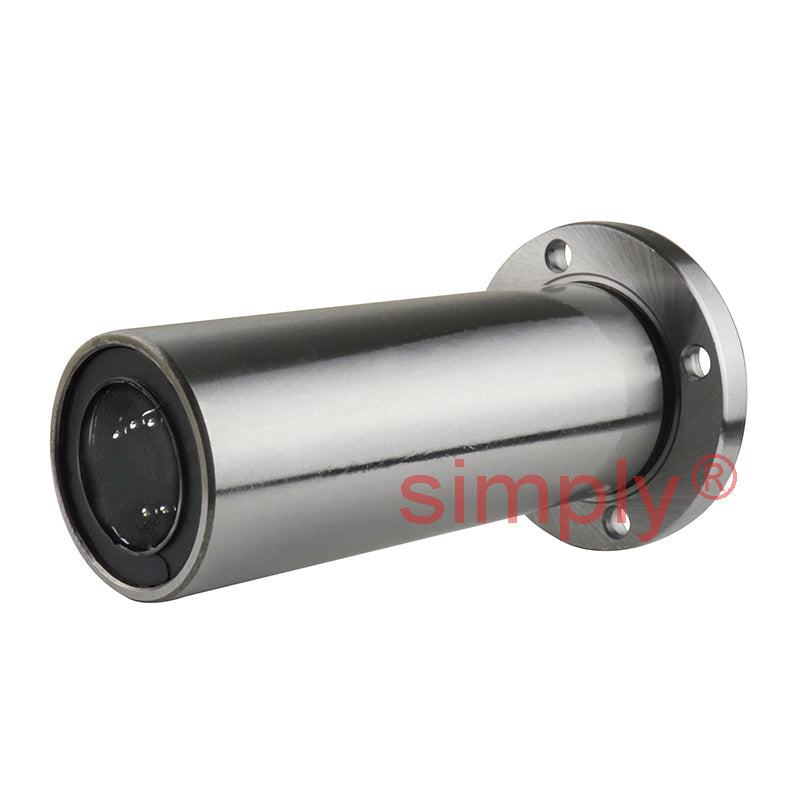 LMF20LUU Long Series Metric Round Flanged Linear Ball Bushing 20x32x80mm