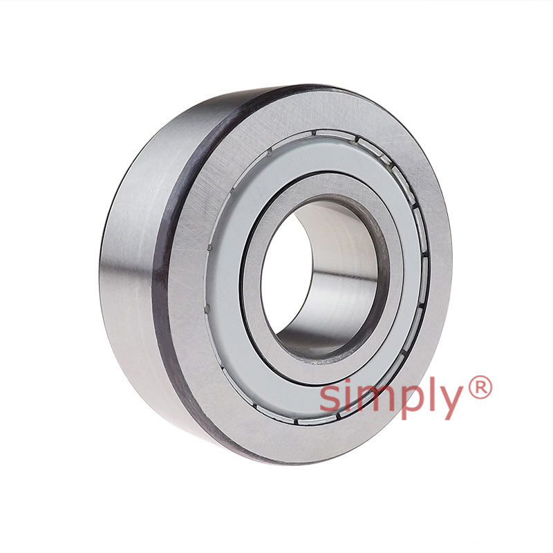 ZEN LR203-NPPU Metal Shielded Track Roller 17x47x12mm - Allow 1-2 Days - Contact Us For Faster Delivery