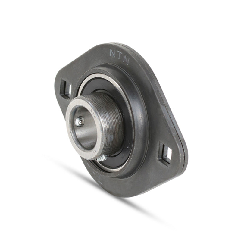 NTN M-ASPFL205-100 Oval 2 Bolt Pressed Steel Bearing Housing with 1 inch Insert - Allow 2-3 Days