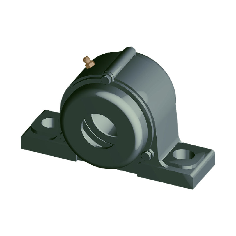NTN C-UCP306-101D1 Imperial Cast Iron Two Bolt Pillow / Plummer Block Housing with 1-1/16 inch Bore Insert with Cast Iron Cover - Open Version - Allow 2-3 Days