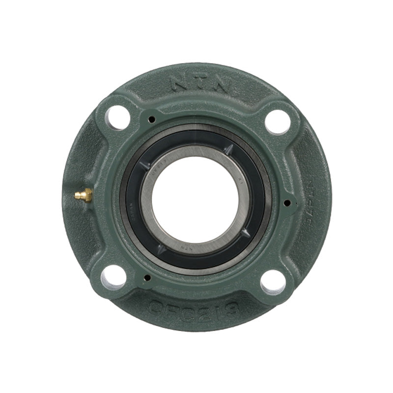 NTN UCFCX05-100D1 Imperial Four Bolt Cast Iron Round Flanged Housing with 1 inch Insert - Allow 2-3 Days