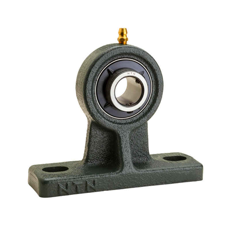 NTN UCHP210-114D1 Imperial Cast Iron High Centre Height Two Bolt Pillow / Plummer Block Housing with 1-7/8 inch Bore Insert - Allow 2-3 Days