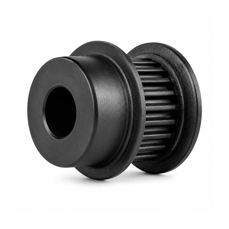 PP10-MXL-025M - 0.08 inch Pitch 10 Tooth Pilot Bore Polycarbonate (Glass Filled) Timing Pulley for 1/4 inch Wide Belt