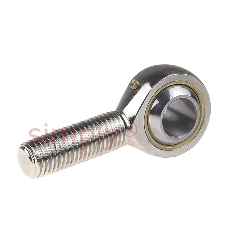 Codex SAKAC20M Right Hand Steel / Bronze Lined Plain Male Rod End M20x1.5 Thread