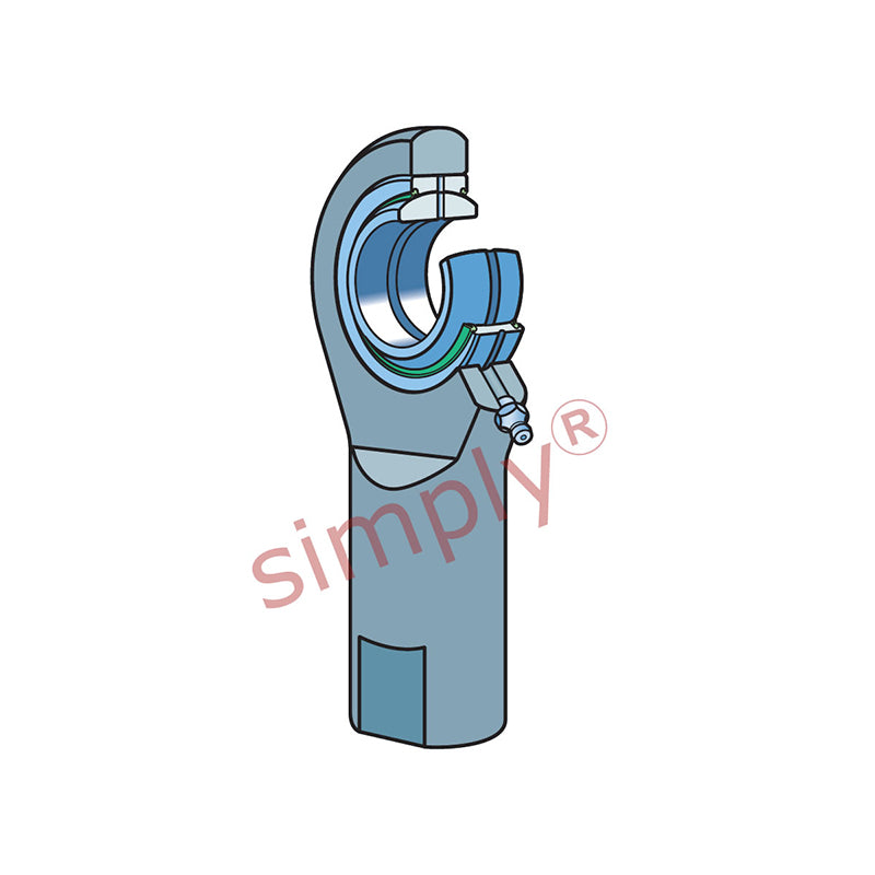 SKF SI70ES2RS Right Hand Steel / Steel Plain Female Rod End M72x4 Thread