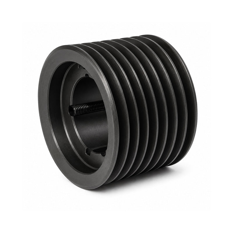 280X8SPZ 280mm Pitch Diameter SPZ Section Tapered Locking Bush Type Pulley with 8 Grooves (Bush not Incl.)