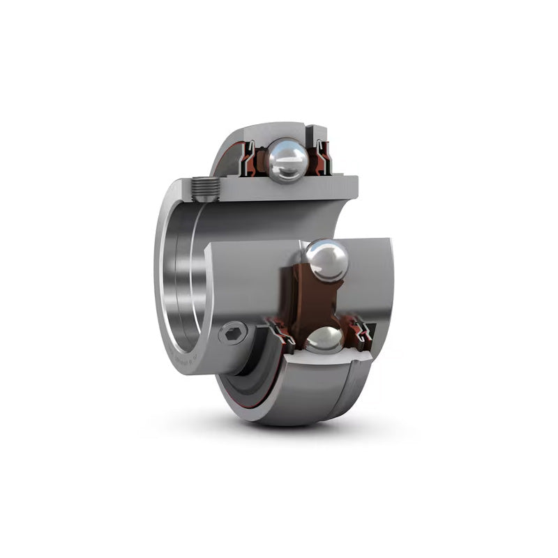 SKF YET212-207 Eccentric Locking Collar Type Bearing Insert 2-7/16 inch Bore 110mm Outside Diameter