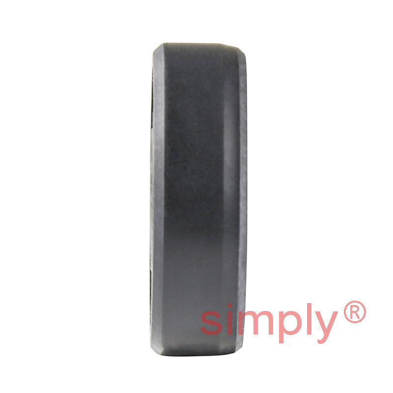 0.37x0.87x0.25 inch Nitrile Rubber Double Lip Rotary Shaft Oil Seal with Garter Spring R23 / TC Style