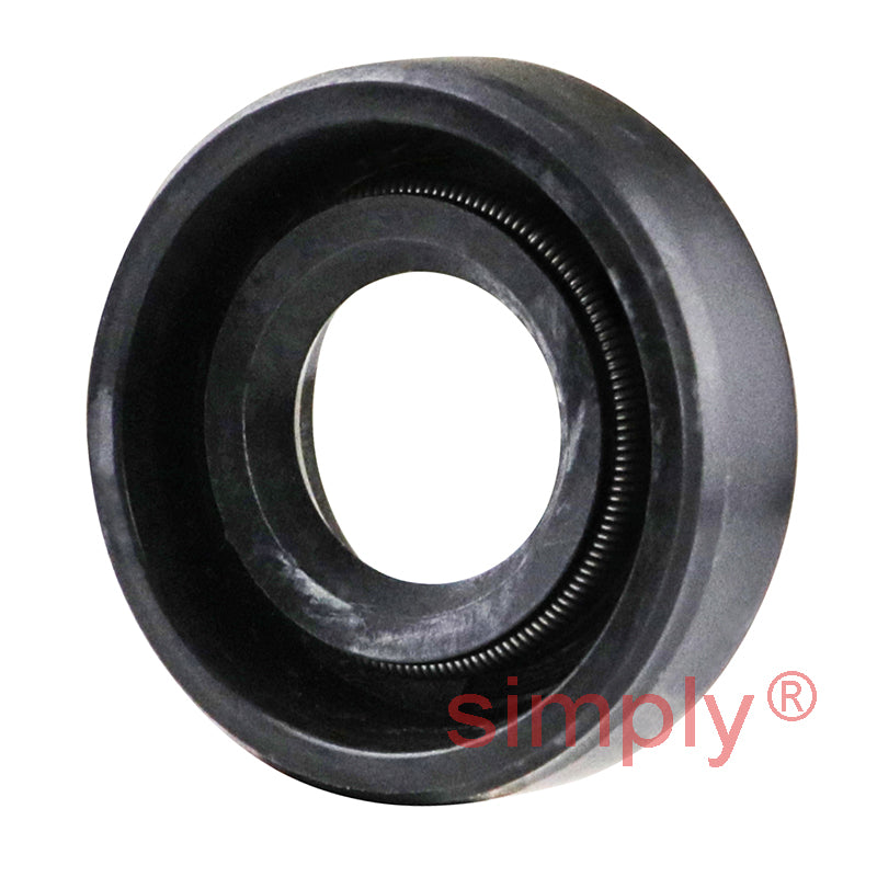 0.43x0.87x0.25 inch Nitrile Rubber Single Lip Rotary Shaft Oil Seal with Garter Spring R21 / SC