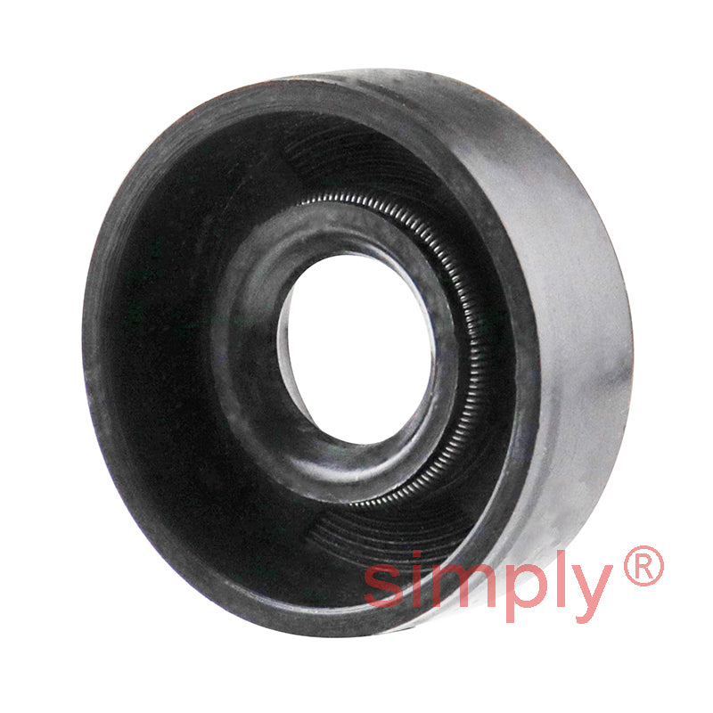 0.43x1.12x0.37 inch Nitrile Rubber Single Lip Rotary Shaft Oil Seal with Garter Spring R21 / SC