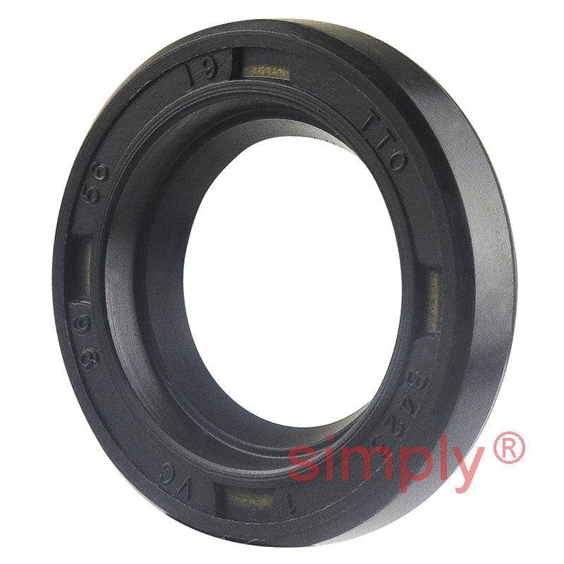 0.56x0.96x0.19 inch Nitrile Rubber Single Lip Rotary Shaft Oil Seal VC Style
