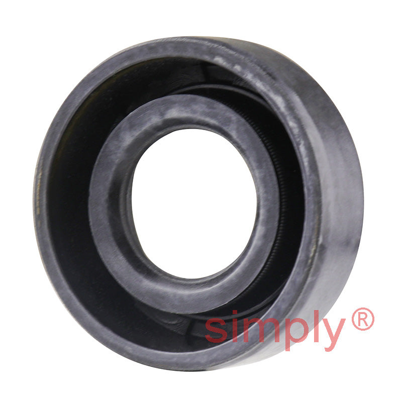 0.56x1.12x0.37 inch Nitrile Rubber Single Lip Rotary Shaft Oil Seal with Garter Spring R21 / SC