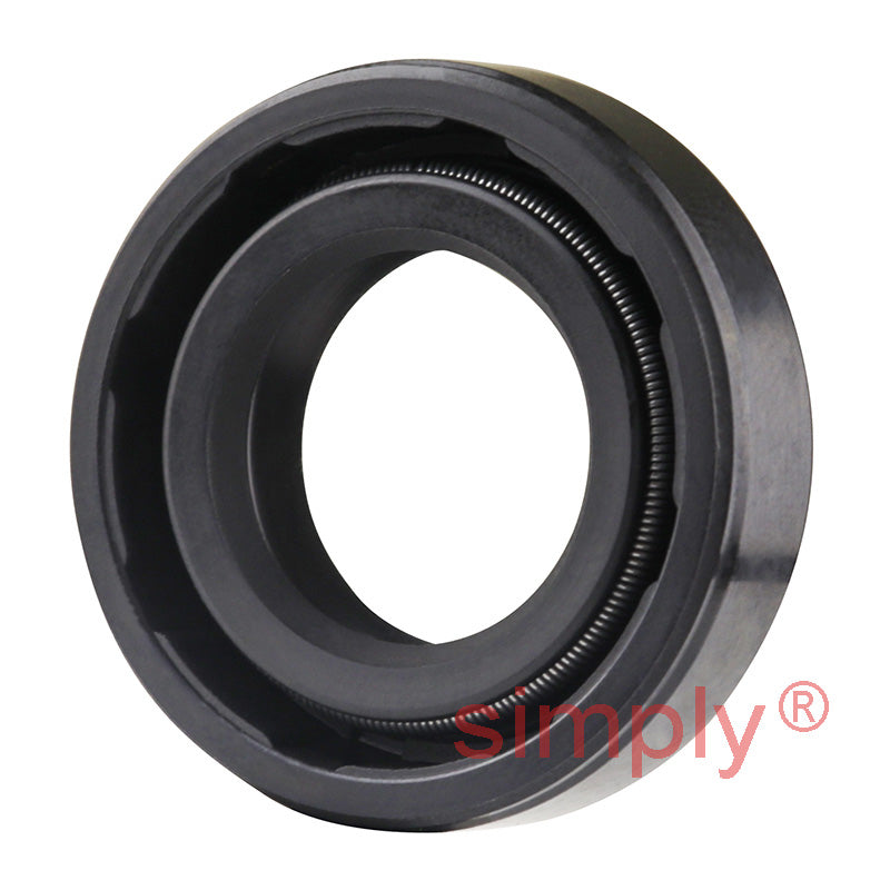 0.56x1x0.25 inch Nitrile Rubber Double Lip Rotary Shaft Oil Seal with Garter Spring R23 / TC Style