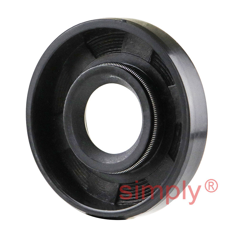 0.5x1.25x0.25 inch Nitrile Rubber Single Lip Rotary Shaft Oil Seal with Garter Spring R21 / SC