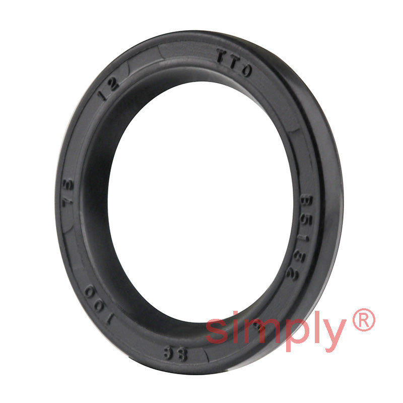 0.75x1x0.12 inch Nitrile Rubber Single Lip Rotary Shaft Oil Seal R21 / SC
