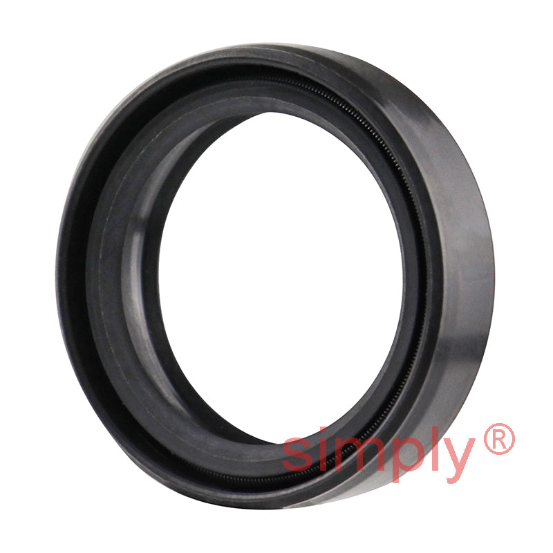 0.75x1x0.25 inch Nitrile Rubber Double Lip Rotary Shaft Oil Seal with Garter Spring R23 / TC Style