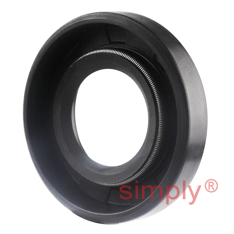 0.78x1.5x0.31 inch Nitrile Rubber Single Lip Rotary Shaft Oil Seal with Garter Spring R21 / SC