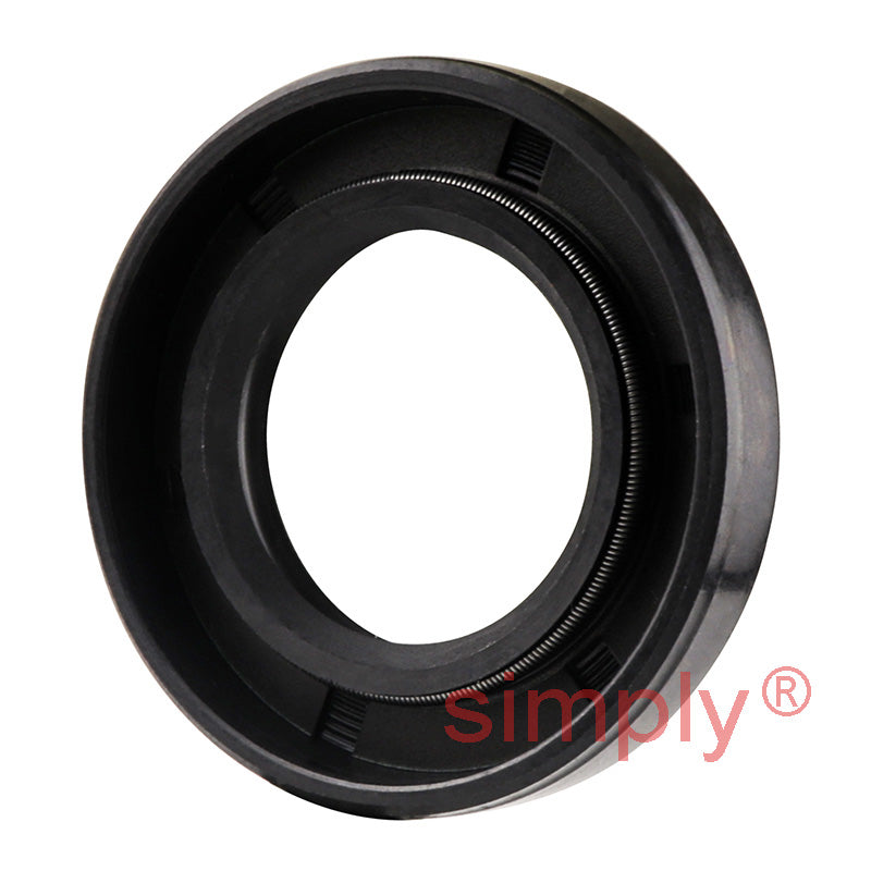 0.81x1.37x0.25 inch Nitrile Rubber Double Lip Rotary Shaft Oil Seal with Garter Spring R23 / TC Style