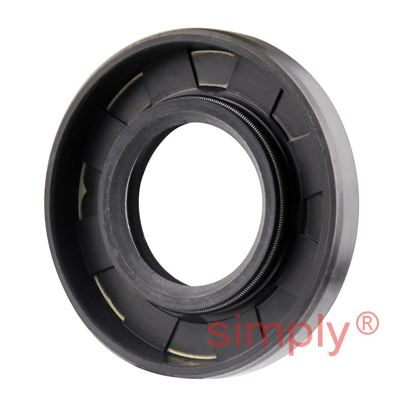 0.81x1.62x0.25 inch Nitrile Rubber Double Lip Rotary Shaft Oil Seal with Garter Spring R23 / TC Style