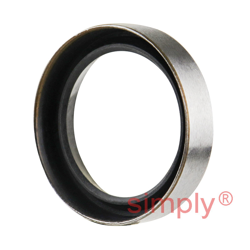 0.87x1.12x0.25 inch Metal Cased Nitrile Rubber Rotary Shaft Oil Seal Springless Design VB Style