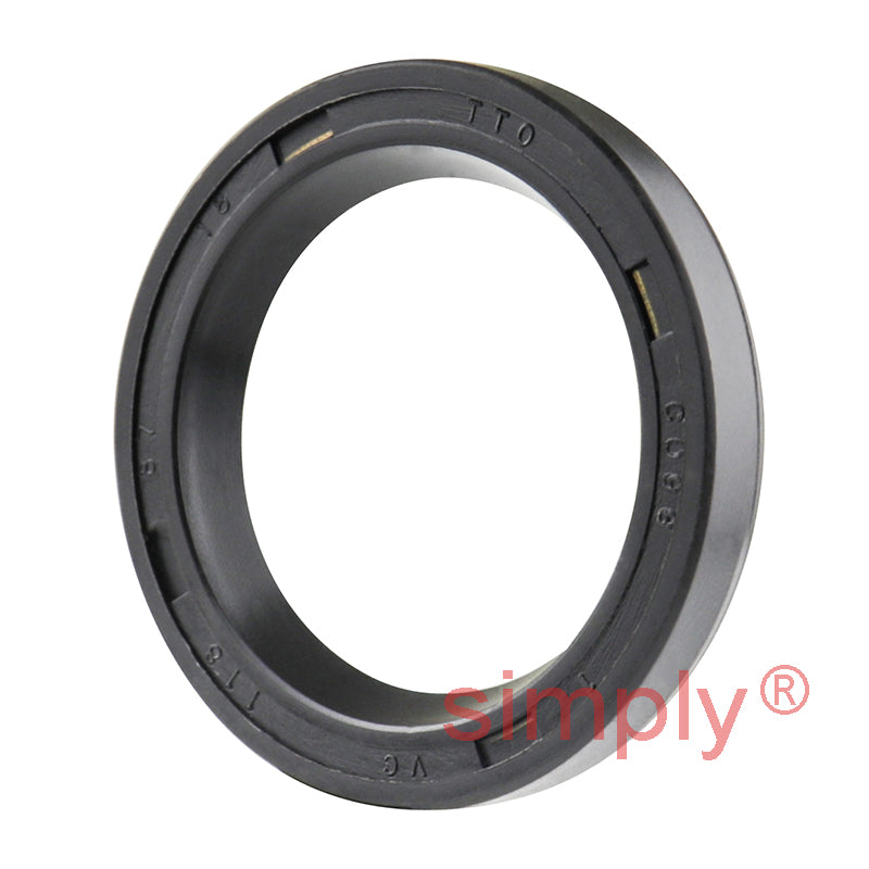 0.87x1.18x0.18 inch Nitrile Rubber Single Lip Rotary Shaft Oil Seal VC Style