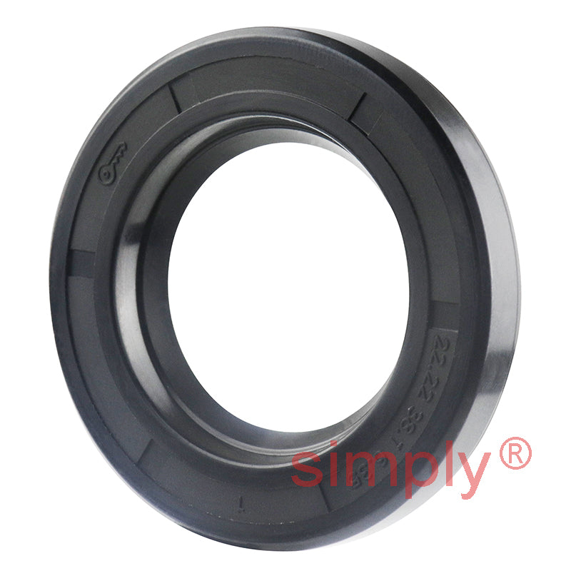 0.87x1.5x0.25 inch Nitrile Rubber Single Lip Rotary Shaft Oil Seal with Garter Spring R21 / SC
