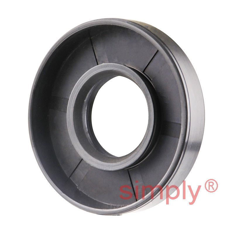 0.87x2x0.37 inch Nitrile Rubber Rotary Shaft Oil Seal with Garter Spring R23 / TC Style