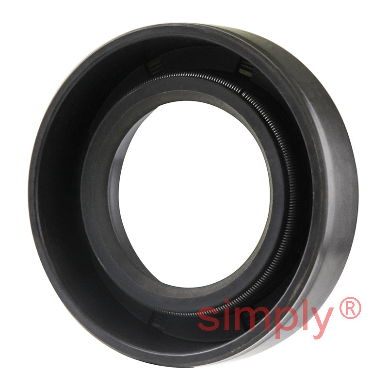 0.93x1.62x0.41 inch Nitrile Rubber Single Lip Rotary Shaft Oil Seal with Garter Spring R21 / SC