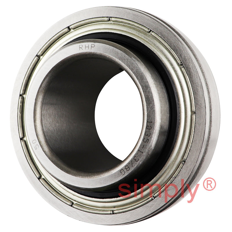RHP 1035-1-3/8G Spherical Outer Full Width Bearing Insert 1-3/8 inch Bore 72mm Outside Diameter