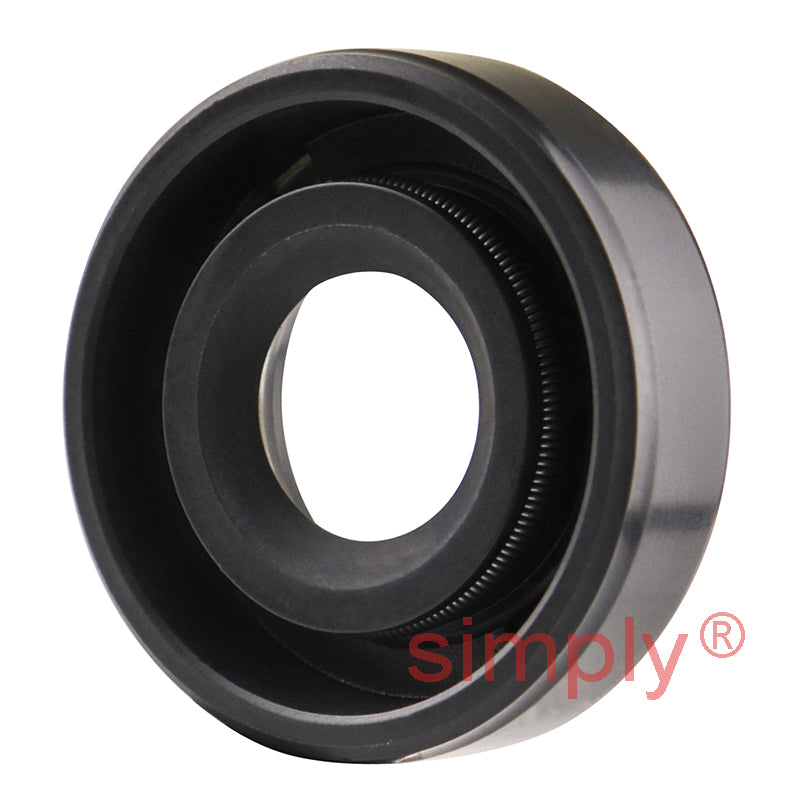 10x24x7mm Nitrile Rubber Single Lip Rotary Shaft Oil Seal with Garter Spring SC / R21