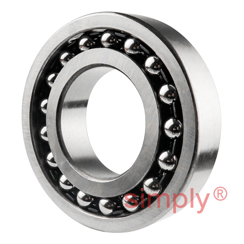 KSM 1208K Open Self Aligning Ball Bearing with Tapered Bore 40x80x18mm