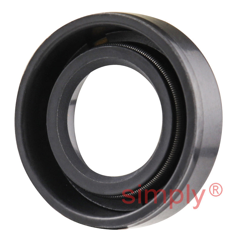 12.5x22x6mm Nitrile Rubber Single Lip Rotary Shaft Oil Seal with Garter Spring SC / R21