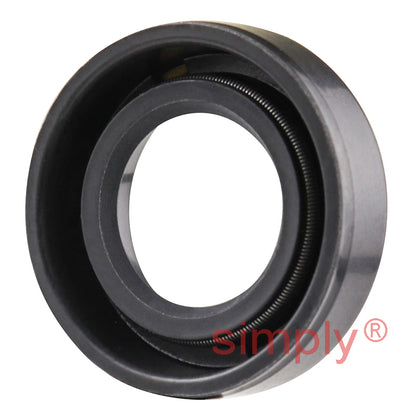 12.5x22x6mm Nitrile Rubber Single Lip Rotary Shaft Oil Seal with Garter Spring SC / R21