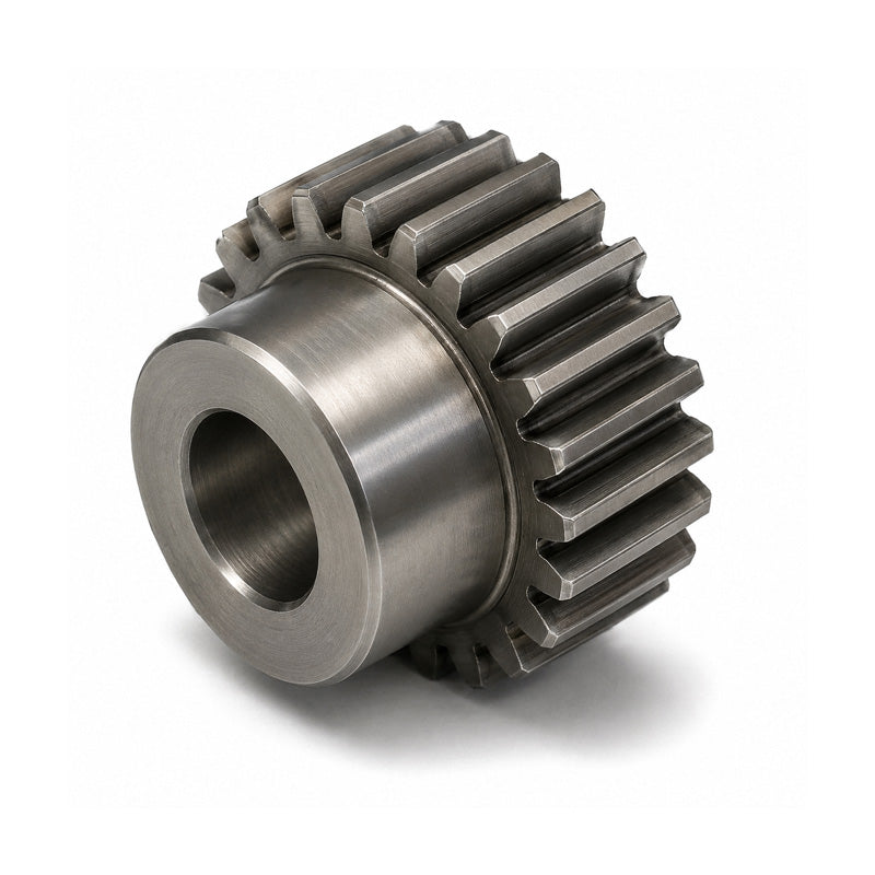 SS15/53B-14 Metric EN8 Spur Gear 53 Tooth 1.5 Mod Pilot Bored 16mm Or Smaller (H8)