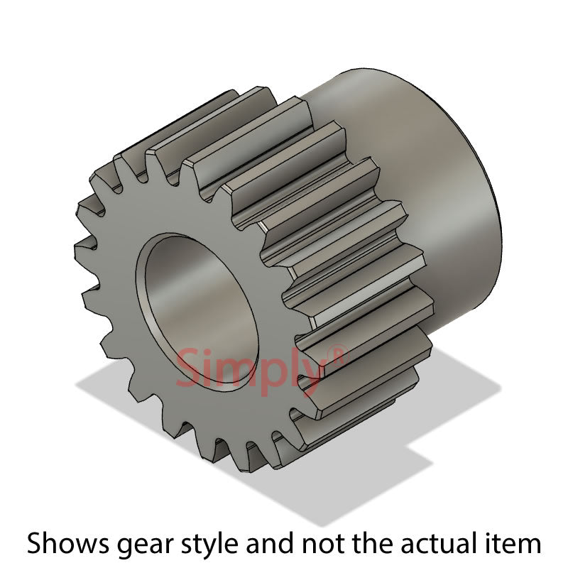 STS15/15B-8 Metric Stainless Steel Spur Gear 15 Tooth 1.5 Mod Bored 8mm (H8)